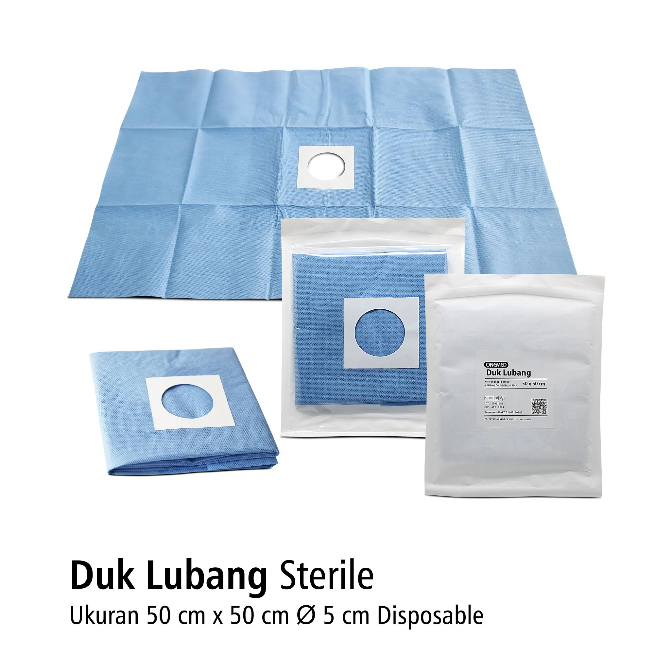Duk Lubang 50x50 cm Steril OneMed